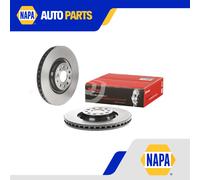 2x Brake Discs Pair Vented fits SKODA OCTAVIA Mk3, Mk4 Front 2012 on 340mm Set