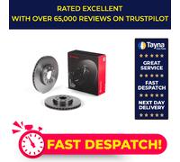 2x Brake Discs Pair Vented fits SKODA SUPERB Mk1, Mk2 Front 01 to 15 288mm Set