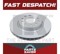 NK Brake Discs 314787 / 1K0615301AC - Vented Front 280mm Pair (2x) New Set