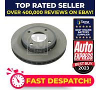 2x Brake Discs Pair Vented fits SMART FORFOUR 1.5D Front 04 to 06 OM639.939 Set