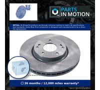 2x Brake Discs Pair Vented fits SSANGYONG KORANDO CK 2.0 Front 2012 on G20 298mm
