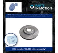 2x Brake Discs Pair Vented Front 298mm ADG043218 Blue Print Set 4144135000 New