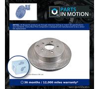 2x Brake Discs Pair Vented fits SUBARU FORESTER SJ, SJG 2.0 Rear 2013 on 278mm