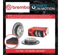 2x Brake Discs Pair Vented fits SUBARU IMPREZA GD, GDB 2.0 Rear 01 to 05 EJ207