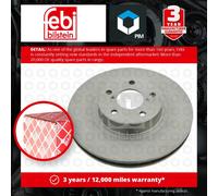 2x Brake Discs Pair Vented fits SUBARU LEGACY 2.0 Front 91 to 15 277mm Set Febi