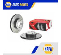 2x Brake Discs Pair Vented fits SUBARU LEGACY 2.5 Front 96 to 14 276mm Set New