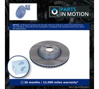 2x Brake Discs Pair Vented fits SUBARU OUTBACK BR 2.5 Front 2013 on FB25B 316mm