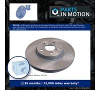 2x Brake Discs Pair Vented Front 275mm ADT343220 Blue Print Set 4351212710 New