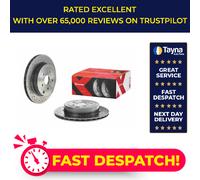 2x Brake Discs Pair Vented fits SUBARU WRX GJ 2.5 Rear 14 to 17 EJ257 316mm Set