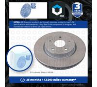 2x Brake Discs Pair Vented fits SUZUKI GRAND VITARA JB627 2.7 Front 05 to 08 Set