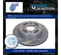 2x Brake Discs Pair Vented Front 257mm ADK84315 Blue Print Set 5531180G00 New