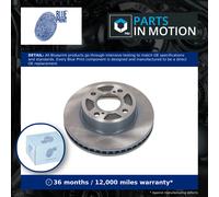 2x Brake Discs Pair Vented fits SUZUKI SWIFT A2L412 1.2 Front 2017 on 231mm Set