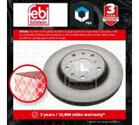 2x Brake Discs Pair Vented fits SUZUKI SX4 1.5 Front 2006 on M15A 280mm Set Febi