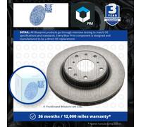 Blue Print ADK84326 Brake Disc Set (2 Brake Disc) front, internally ventilated, No. of Holes 5