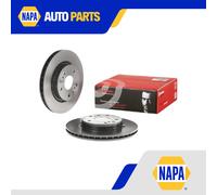 2x Brake Discs Pair Vented fits SUZUKI SX4 1.6D Front 2013 on D16AA 280mm Set