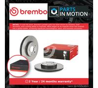 2x Brake Discs Pair Vented fits TOYOTA AURIS NDE180 1.4D Front 12 to 18 277mm