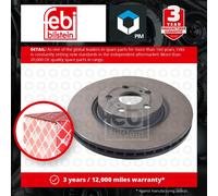 2x Brake Discs Pair Vented fits TOYOTA AVENSIS AZT251 2.4 Front 03 to 08 2AZ-FSE