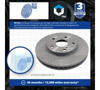 Blue Print ADT34378 Brake Disc Set (2 Brake Disc) front, internally ventilated, No. of Holes 5