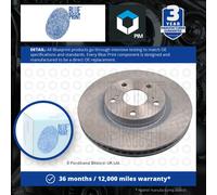 2x Brake Discs Pair Vented fits TOYOTA CAMRY ASV50 2.5 Front 2011 on 2AR-FE Set