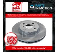 Febi Bilstein 11893 Brake Disc Fits Toyota Corolla Compact (_E11_) 1.4 1.6 Aut.