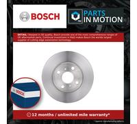 2x Brake Discs Pair Vented Front 255mm 0986478578 Bosch Set 4351202040 BD499 New