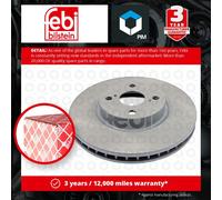 2x Brake Discs Pair Vented fits TOYOTA COROLLA VERSO CDE120 2.0D Front 02 to 04