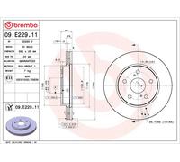 2x Brake Discs Pair Vented fits TOYOTA COROLLA E21 1.2 Front 2019 on 8NR-FTS Set