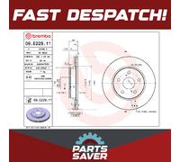 BREMBO Brake disc TOYOTA,SUZUKI 09.E229.11 T435120239,4351202390 Brake rotor,Brake discs,Brake rotors