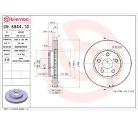2x Brake Discs Pair Vented fits TOYOTA CORONA T19 1.6 Front 92 to 95 4A-FE 255mm