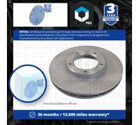 2x Brake Discs Pair Vented fits VW TARO 2.4D Front 89 to 97 2L 257mm Set Quality