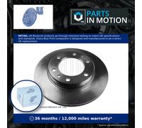 2x Brake Discs Pair Vented fits VW TARO 2.4 Front 89 to 97 22R 302mm Set Quality