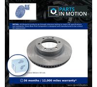 2x Brake Discs Pair Vented fits TOYOTA HILUX Mk8 2.4D Front 2015 on 2GD-FTV Set