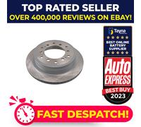 2x Brake Discs Pair Vented fits TOYOTA LAND CRUISER KDJ15 3.0D Rear 2011 on Set