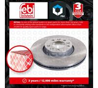 FEBI BILSTEIN Brake disc Front Axle 104168 Brake rotor,Brake discs OPEL,PEUGEOT,TOYOTA,Zafira Life (K0),Vivaro C Kastenwagen (K0),Vivaro C Combi (K0)