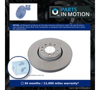 2x Brake Discs Pair Vented fits CITROEN DISPATCH VF7 2.0D Front 2007 on 304mm
