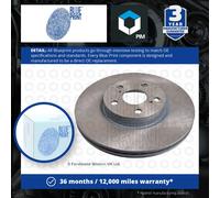 2x Brake Discs Pair Vented Front 275mm ADT343220 Blue Print Set 4351212710 New