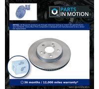2x Brake Discs Pair Vented fits TOYOTA YARIS MXPB10 1.5 Front 2020 on M15A-FKS