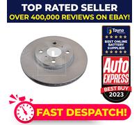 2x Brake Discs Pair Vented fits TOYOTA YARIS VERSO NCP21 1.5 Front 00 to 05 Set