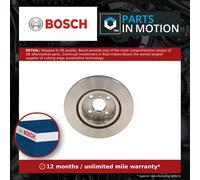 0986 479 E37 Front Brake Discs 2 Pieces Pair 280mm Diameter Vented Braking Bosch