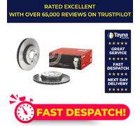 2x Brake Discs Pair Vented fits TOYOTA YARIS/VITZ NCP91 1.5 Front 05 to 14 258mm