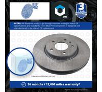 2x Brake Discs Pair Vented Front 300mm ADG043166 Blue Print Set 013517846 New