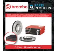 2x Brake Discs Pair Vented fits OPEL ASTRA G 1.4 Front 98 to 09 256mm Set Brembo