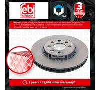 2x Brake Discs Pair Vented fits OPEL ASTRA H 1.8 Front 04 to 12 Z18XER 279.7mm