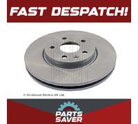 Blue Print Pair of Internally Vented Painted Brake Disc Rotor ADG043168 FRONT