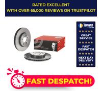 2x Brake Discs Pair Vented fits VAUXHALL ASTRA J 1.6 Front 09 to 20 276mm Set