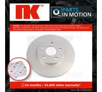 2x Brake Discs Pair Vented fits VAUXHALL ASTRA K 1.6D Front 2015 on 276mm Set NK