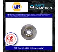 2x Brake Discs Pair Vented Front 256mm NBD5041 NAPA Set 569059 90497879 9117677