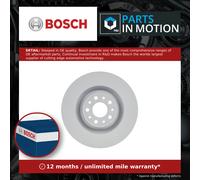 Bosch Brake Disc 0986479736 Front 305mm Vented – Fits Fiat 500L, Doblo, Opel/Vauxhall Combo