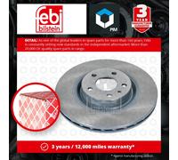 2x Brake Discs Pair Vented fits FIAT 500L Front 9 1.4 1.3D 1.6D 2012 on 284mm