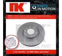 2x Brake Discs Pair Vented fits VAUXHALL COMBO E 1.2 Front 2018 on 283mm Set NK